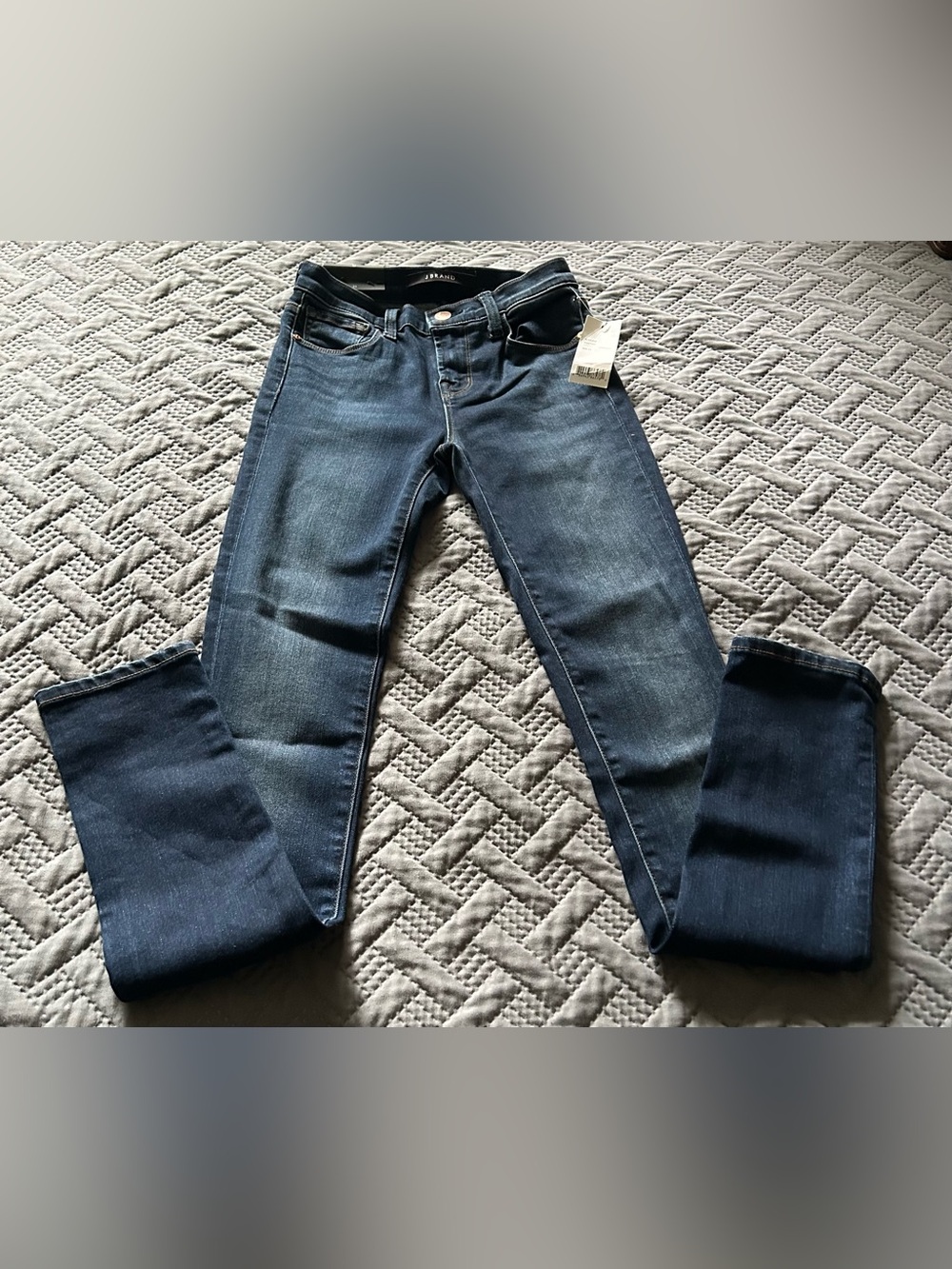 New J Brand Classic Women's Dark Blue Stretch Jeans Size 23